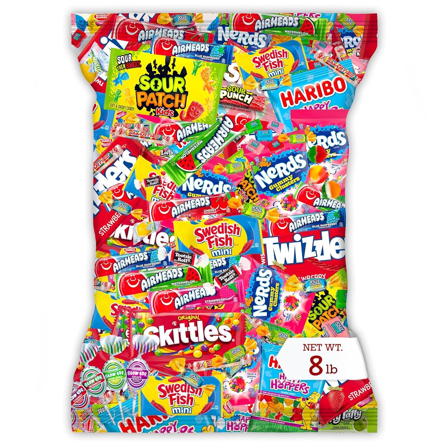 Bulk Candy Variety Pack - 2 lb Bulk Individually Wrapped Candies for Piñata Filler Stuffers - Pinata Candy Party Favors - Assorted Candies - Father's Day
