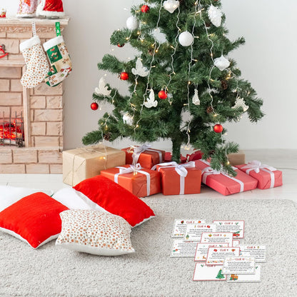 Christmas Treasure Hunt Clues - Xmas Scavenger Hunt Games - Outdoor Indoor Christmas Riddles - Xmas Party Games for Adults - Holiday Party Activities & Decorations (12 Pack)-03