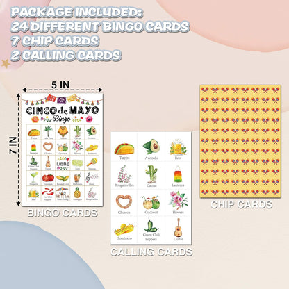 Garden Bingo Cards, Garden Theme Game for 24 Players, Bingo Activities for Adults, Garden Party Favors Supplies Decorations(A02)
