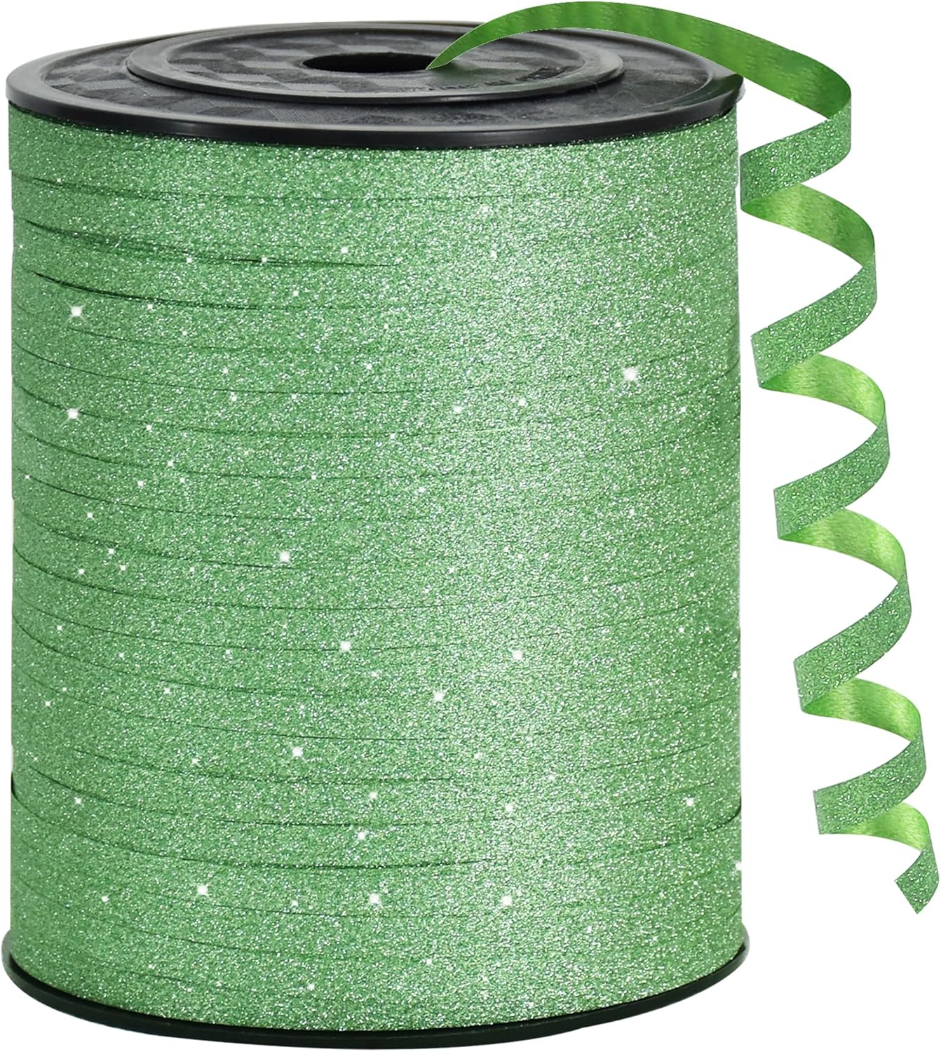 BEISHIDA 500 Yards Red Ribbon Crimped Curling, Balloon String Shiny Metallic Roll for Gift Wrapping Ribbon for Birthday Valentines Day Wedding Mother's Day Party Decorations