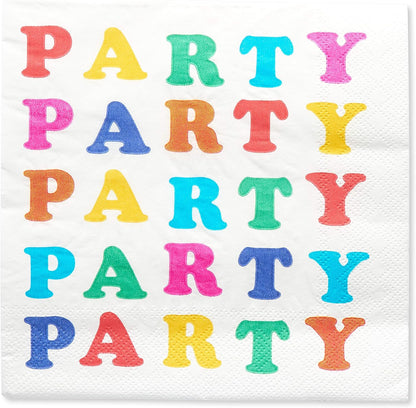 American Greetings Rainbow Party Supplies, Lunch Napkins (50-Count)