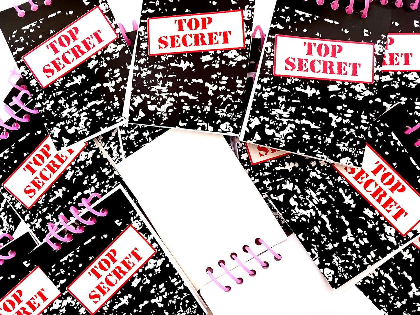 Dondor TOP SECRET' Spiral Note Pads Party Favors (24 Pads Included)