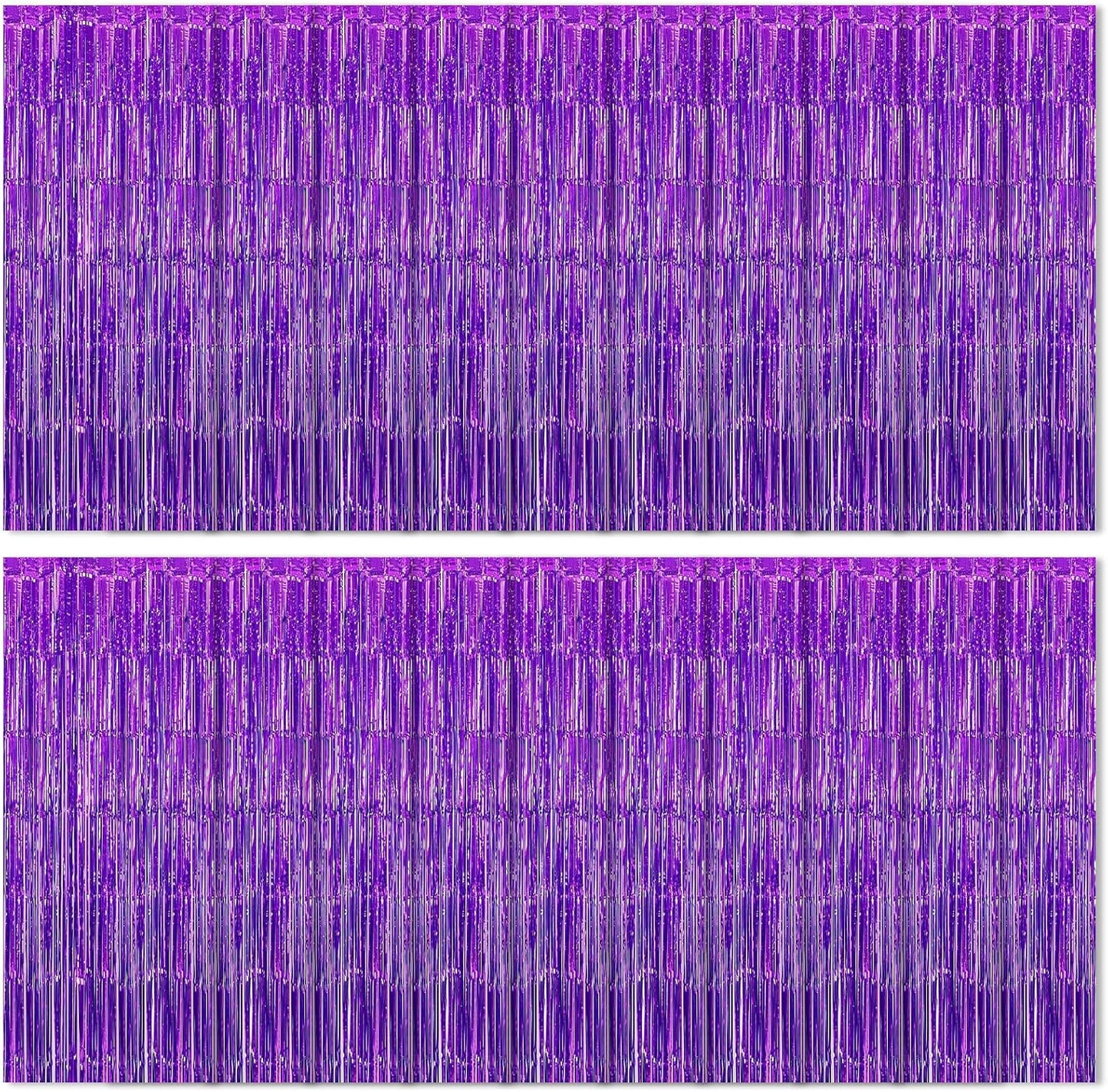 20 Pack Silver Foil Curtain Backdrop 3.2ft x 8.2ft Foil Fringe Backdrop Curtain Metallic Tinsel Foil Fringe Curtains Streamer Backdrop Curtains for Birthday Party Decorations Photo Booth (Silver)