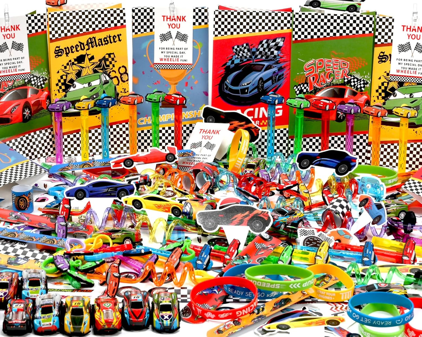 PLOUGVI 232PCS Construction Birthday Party Supplies Decorations Favors, Construction Theme Toys for Goodie Bag Stuffer, Pinata Filler Gifts