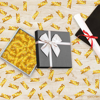 Black and Gold Grad Graduation Decorations 2026 - Pack of 1000, Congrats Grad Graduation Confetti 2026 | Grad Confetti Class of 2026 for Black and Gold 2026 Graduation Decorations, KatchOn