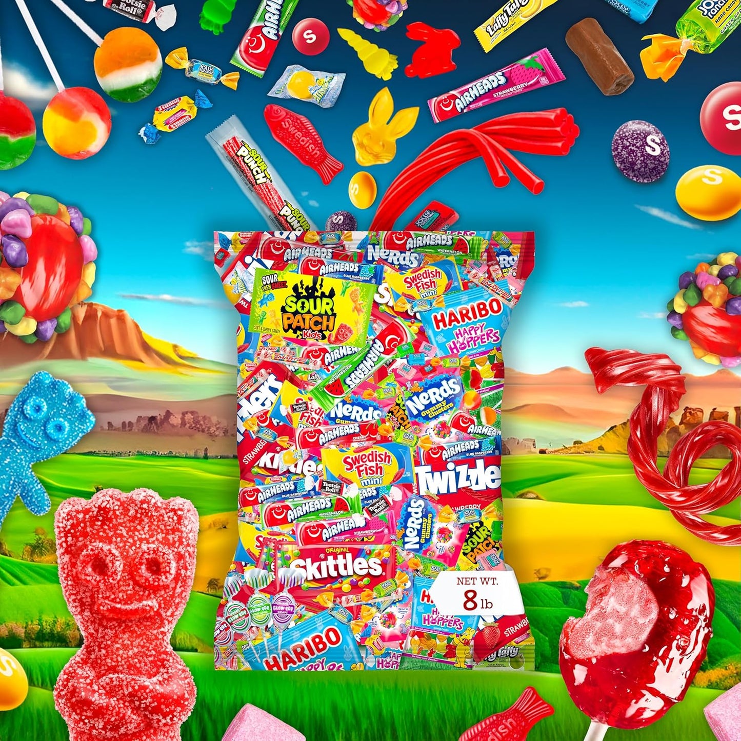 Bulk Candy Variety Pack - 2 lb Bulk Individually Wrapped Candies for Piñata Filler Stuffers - Pinata Candy Party Favors - Assorted Candies - Father's Day