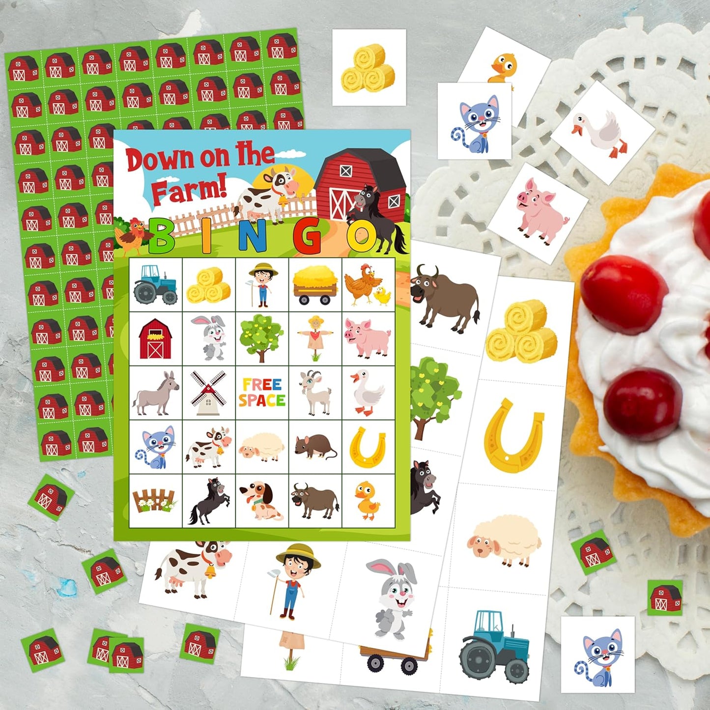 Book Bingo Game, Reading Party Bingo Cards Set, Read Themed Party Games Supplies for Book Lovers, Adults Family Friends Holiday Activities Favors Decorations for 24 Player, 01