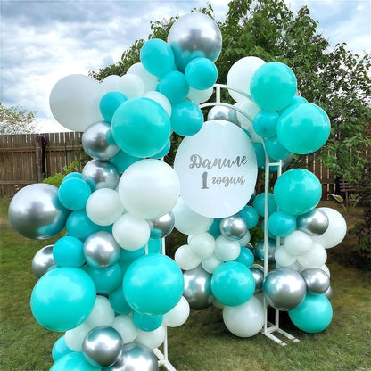 Sage Green and Dusty Pink Balloons, Retro Pink Muted Green White Gold Baby in Bloom Balloons for Girls Women Floral Fairy Wildflower Camping Birthday Woodland Baby Shower Garden Tea Party Decorations