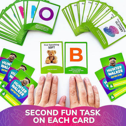 QUOKKA Scavenger Hunt Cards for Toddlers and Kids Ages 4-8 - Indoor Search and Find Activities for Kids Ages 6-8 - Educational Party Games for 3-6 Year Olds
