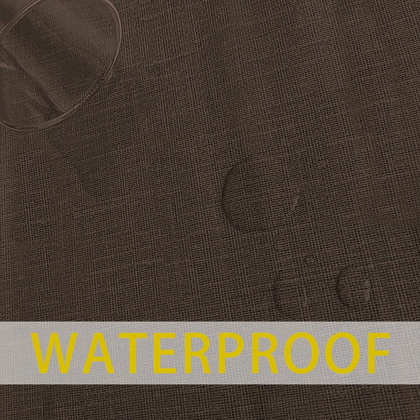 sancua Clear Plastic 100% Waterproof Tablecloth - 54 x 78 Inch - Vinyl PVC Rectangle Table Cloth Protector Oil Spill Proof Wipe Clean Table Cover for Dining Tables, Parties & Camping, Crystal Clear