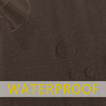 sancua Clear Plastic 100% Waterproof Tablecloth - 54 x 78 Inch - Vinyl PVC Rectangle Table Cloth Protector Oil Spill Proof Wipe Clean Table Cover for Dining Tables, Parties & Camping, Crystal Clear