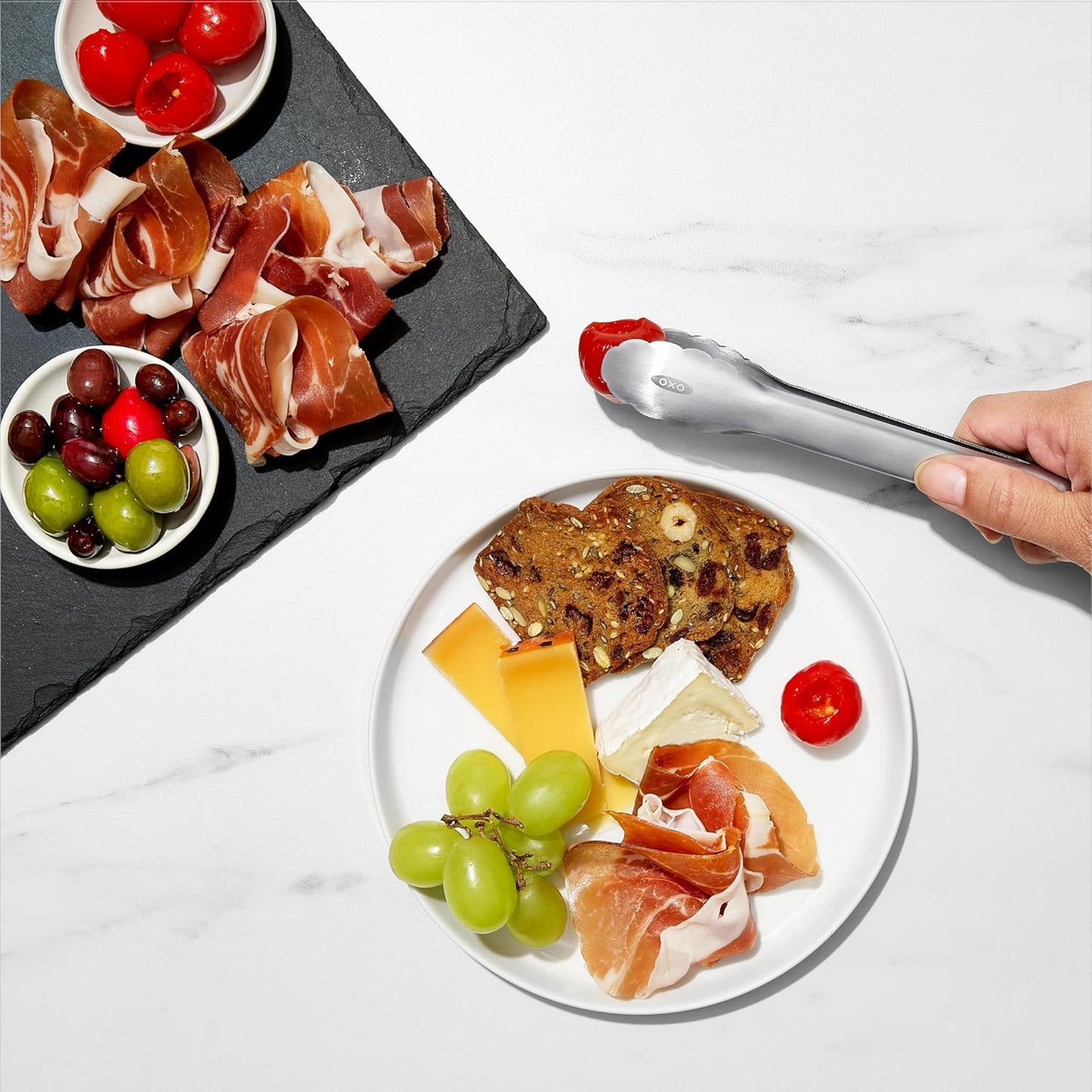 OXO Good Grips 7-Inch Mini Tongs, Stainless Steel