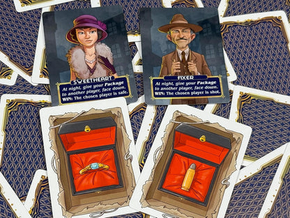 Mafia Blitz by Painted Cardboard Studios | Fast 10–15 Min Social Deduction Party Card Game | 6–12 Players | No Elimination, Role Drafting & Bluffing Fun | Ages 14+