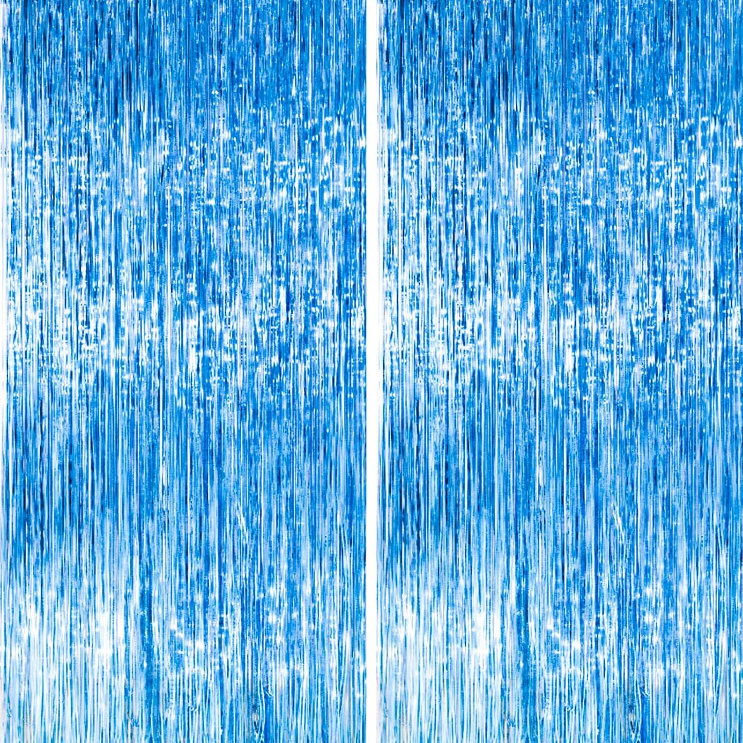 PartyWoo Silver Streamers 3pcs Tinsel Backdrop 8.2FT Metallic Tinsel Foil Fringe Streamer Curtains Party Photo Booth Backdrop for Graduation Baby Shower Bachelorette Wedding Disco Party Decorations