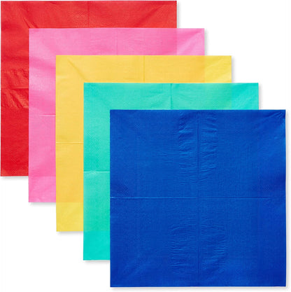American Greetings 50-Count Rainbow Lunch Napkins