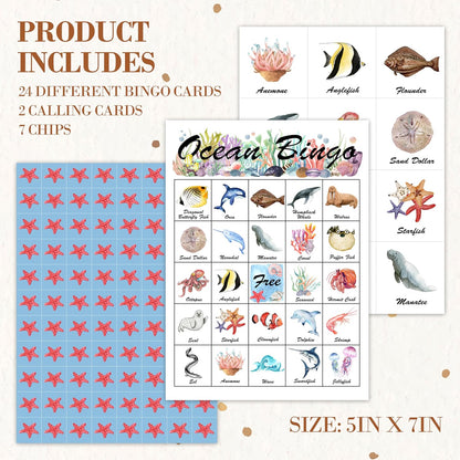 Book Bingo Game, Reading Party Bingo Cards Set, Read Themed Party Games Supplies for Book Lovers, Adults Family Friends Holiday Activities Favors Decorations for 24 Player, 01