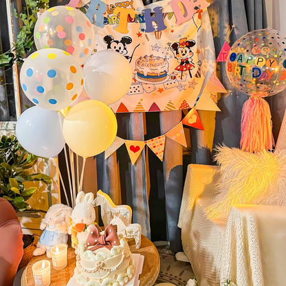 JOYYPOP 4 Sets Balloon Stand Kit For Table, Balloon Sticks with Base Birthday Graduation Party Decorations Wedding