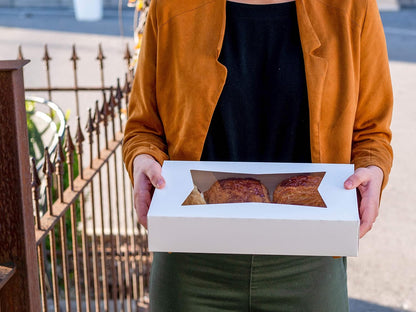 Southern Champion Tray 1029 Premium Clay Coated Kraft Paperboard White Non-Window Sheet Cake and Utility Box, 19" Length x 14" Width x 4" Height, 1/2 Sheet (Case of 50)