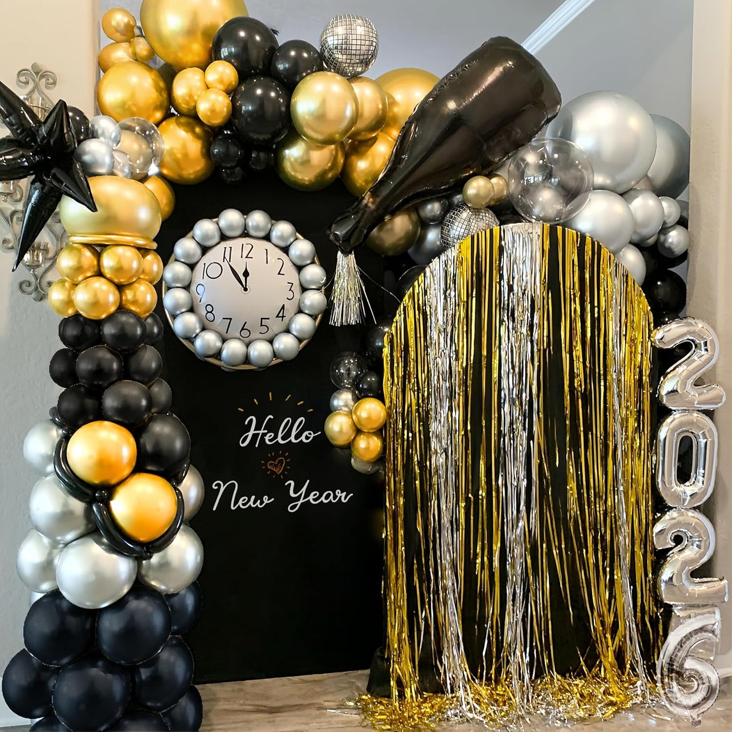 Blue Silver Balloons Set, 12 Inch Blue and Silver Balloons Dark Navy and Confetti Party Latex Balloon, Macaron Metallic Baby Blue Mixed Balloon for Birthday Graduation Baby Shower Wedding Retirement