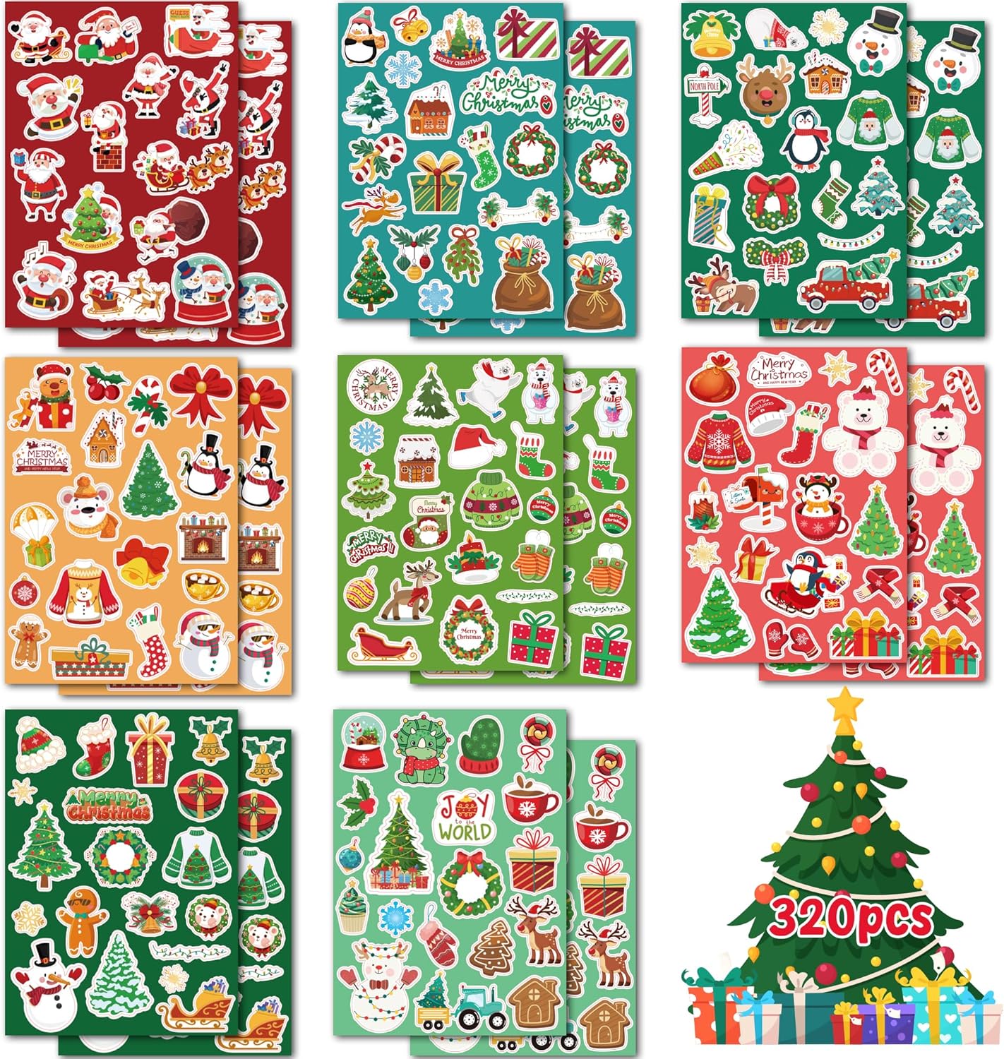 OHOME 100 PCS Water Bottle Stickers for Kids,Cute Animal Aesthetic Sticker Pack - Waterproof Vinyl Kawaii Stickers for Girls Boy Classroom Prizes,Party Favors for Scrapbook, Laptops, Journal,Birthday