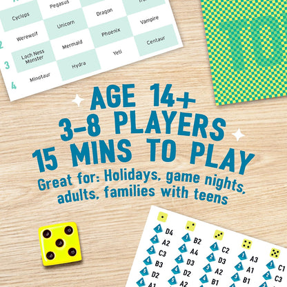 The Chameleon: Award-Winning Bluffing Board Game for Family, Adults & Friends | Includes 80 Extra Secret Words | Who is The Imposter?