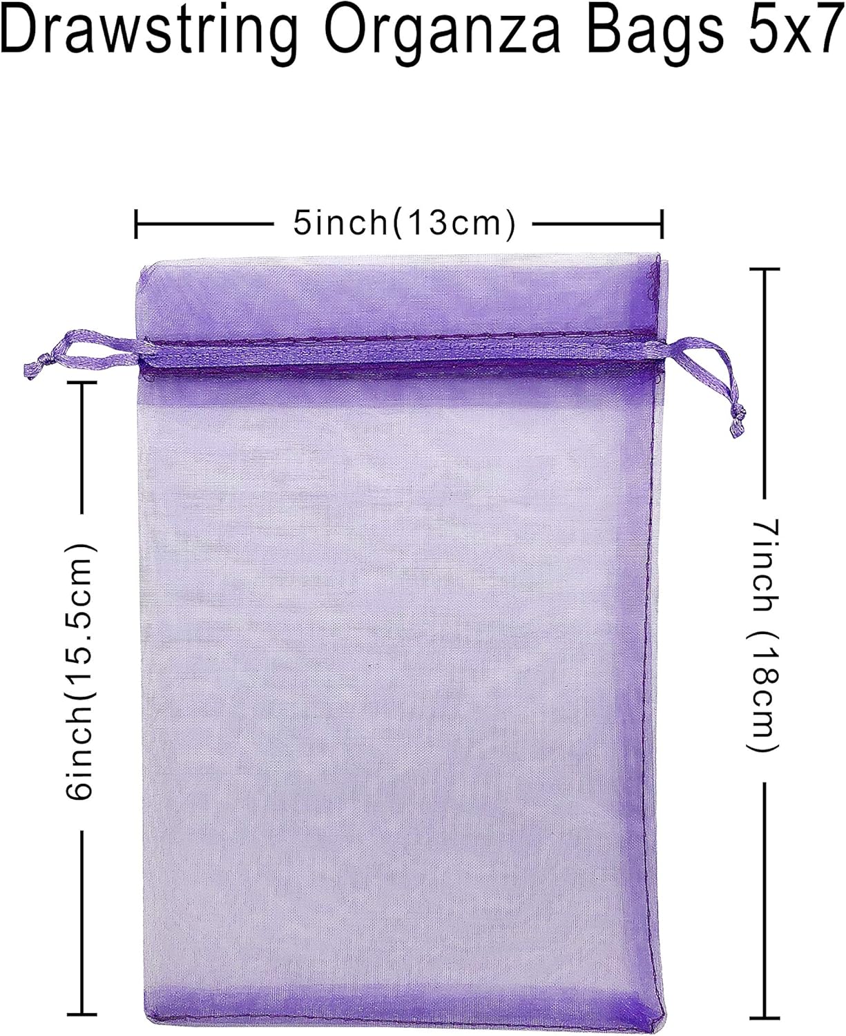 Jexila 120PCS Sheer Organza Bags 5X7 inches Mesh Drawstring Gift Bags Small for Jewelry Wedding Party Baby Shower Favor Bags (Rainbow )