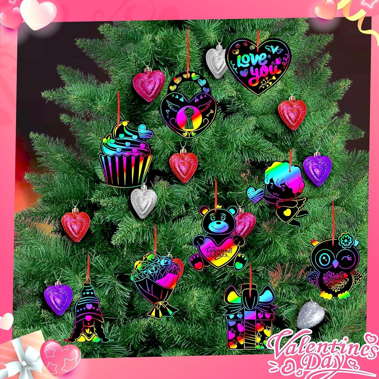 JULMELON 36 PCS Ocean Crafts, Rainbow Scratch Art Under The Sea Party Favors DIY Magic Color Summer Ocean Animals Scratch Cards for Summer Party Favors School Activities