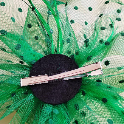 Fascinators Hat Women Tea Party Headband Flower Cocktail Mesh Feathers Hair Clip Kentucky Derby Hat Wedding