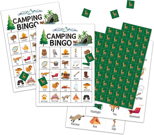Garden Bingo Cards, Garden Theme Game for 24 Players, Bingo Activities for Adults, Garden Party Favors Supplies Decorations(A02)