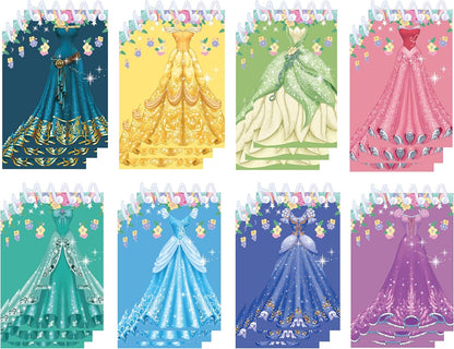 Princess party favors |12 invisible ink pen and 12 mini Notepads| Princess party Goodie Bag Stuffers, Classroom Prizes, party supplies