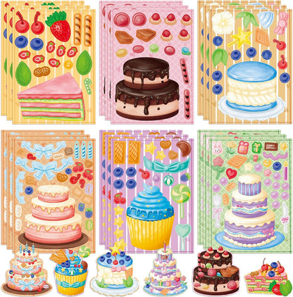 LINAYE 24 Sheets Insect Stickers with Jar Scenes, Make Your Own Bug Jar Stickers, Spring Crafts Activities for Kids Spring Party Decorations Supplies for Kids