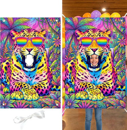 Serencatcher Engineer Party Decorations Photo Prop Backdrop 5x3.3ft Engineer Theme Cutout Backdrop Photo Booth Props Face in Hole Background Banner for Birthday Baby Shower Party Supplies Selfie Frame