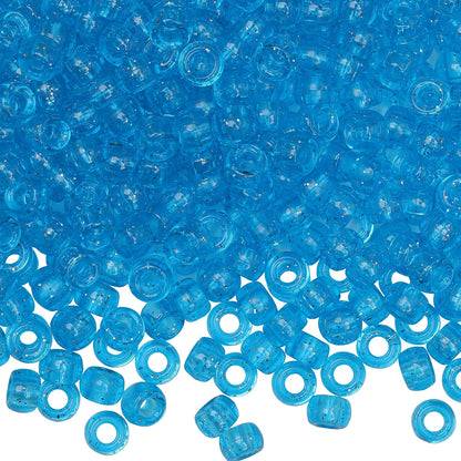 1000Pcs Glow in The Dark Pony Beads 9mm Plastic Kandi Beads Bulk for Friendship Bracelet Necklace Craft Jewelry Making Beads for Hair Braids 9 Color