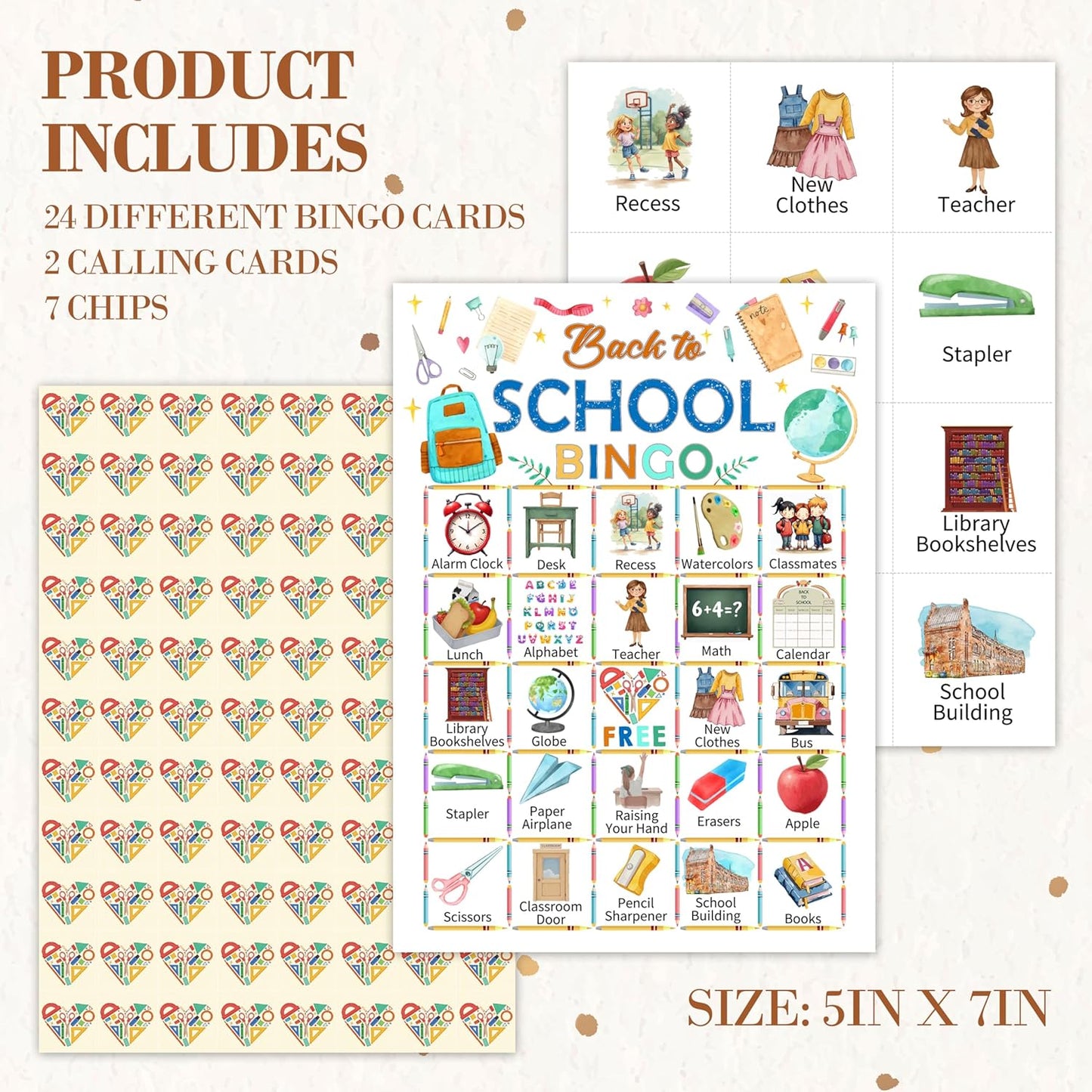 Book Bingo Game, Reading Party Bingo Cards Set, Read Themed Party Games Supplies for Book Lovers, Adults Family Friends Holiday Activities Favors Decorations for 24 Player, 01
