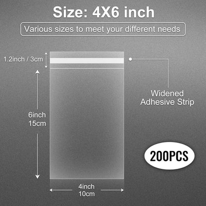 Clear Candy Bags 100pcs 6X10 Cellophane Treat Bag Party Favor Goodie Cake Pop Gift Apple Cello for Gift Baskets Bakery Cookie with Ties