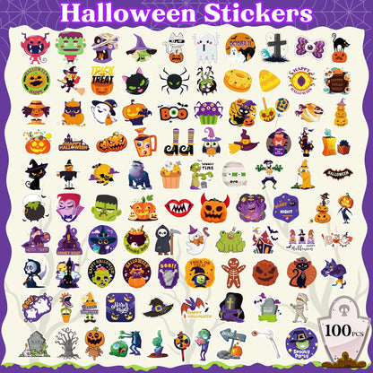 OHOME 100 PCS Water Bottle Stickers for Kids,Cute Animal Aesthetic Sticker Pack - Waterproof Vinyl Kawaii Stickers for Girls Boy Classroom Prizes,Party Favors for Scrapbook, Laptops, Journal,Birthday