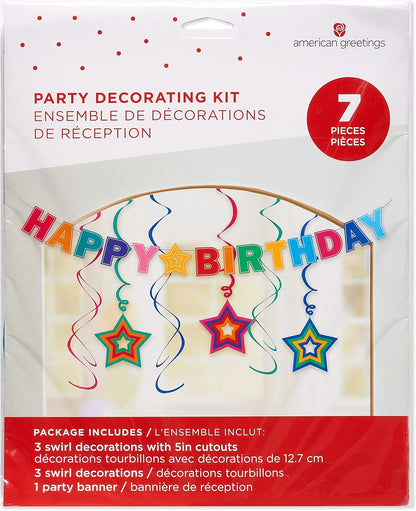 American Greetings Rainbow Party Supplies, Dessert Plates (36-Count)