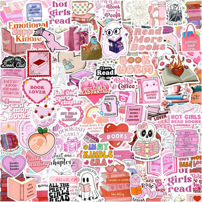 200Pcs Water Bottle Stickers for Kids, Cute Stickers for Water Bottles, Vinyl Waterproof Aesthetic Laptop Sticker Pack Classroom Prizes Skateboard for Kids Teens Girls Students (Cute-200pcs)