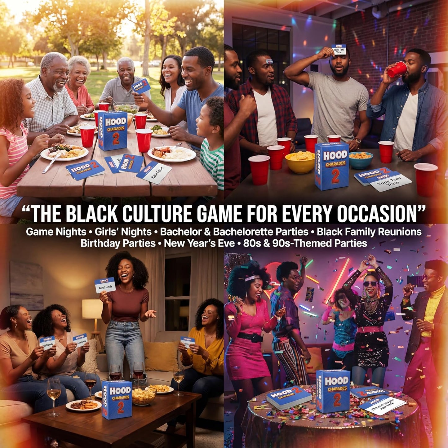 Black Owned Hood Charades Card Games for People Its A Thing Game! Urban Night Trivia Adults But Culture. If You Love The Kulture