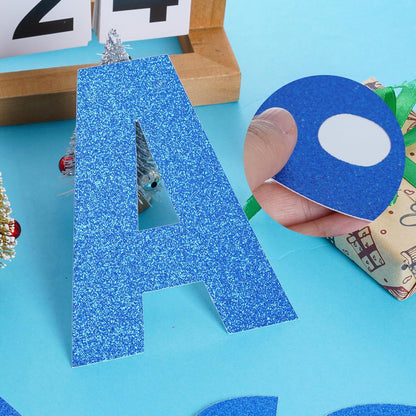 DIY Banner Kit with Letters Glitter Banner Letters Customizable Birthday Banners Graduation Banner Custom Party Hanging Banner for Graduation Wedding Party Baby Shower Decoration(Gold)