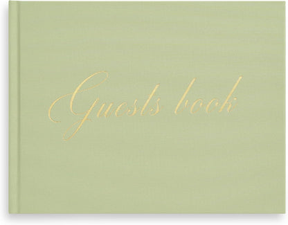 &And Per Se White Wedding Guest Book with Photo Spots – Elegant Hardcover Sign-in Book for Weddings, Baby Showers & Special Events – Blank & Lined Memory Keepsake Album