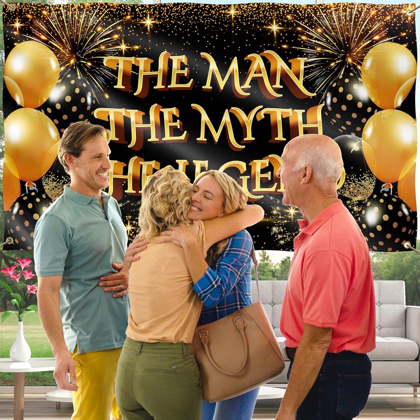 Welcome Banner - Black and Gold Welcome Home Decorations 6 x 1.3ft - Welcome Back Banner - We Missed You So Much
