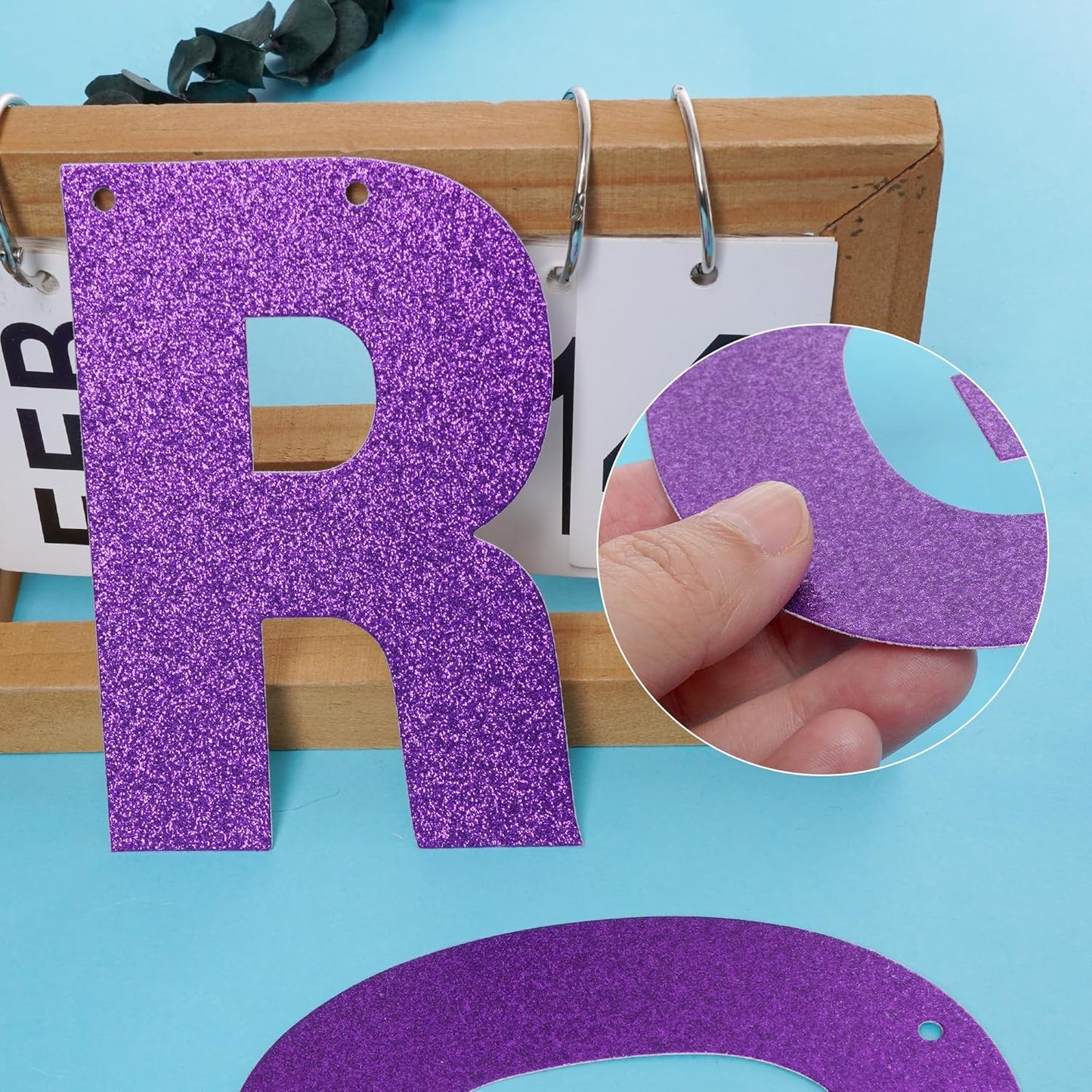 DIY Banner Kit with Letters Glitter Banner Letters Customizable Birthday Banners Graduation Banner Custom Party Hanging Banner for Graduation Wedding Party Baby Shower Decoration(Gold)
