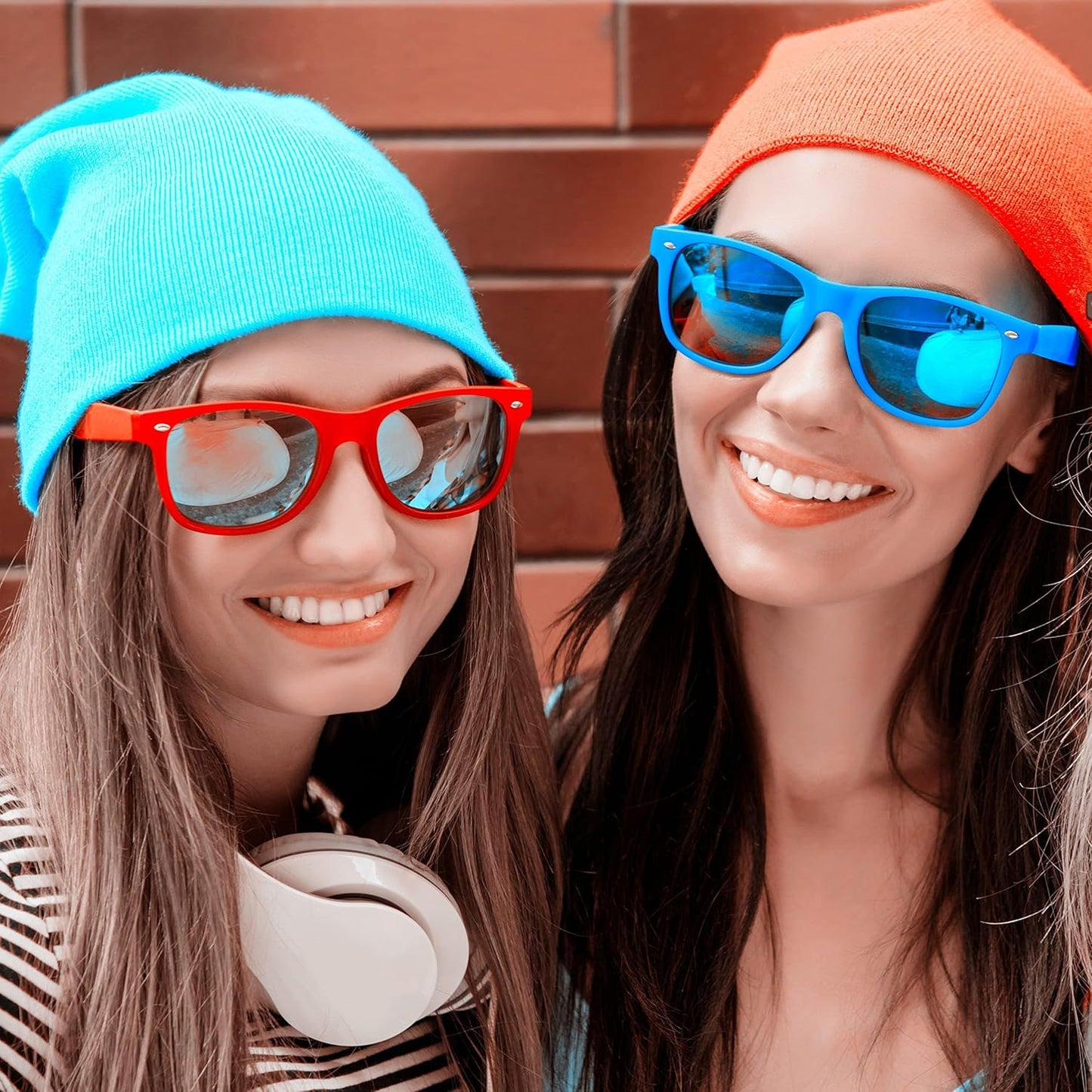 Party Sunglasses Bulk - Adult Retro Plastic Pack of 12 Vintage Sunglasses for Men Women - Party Favors