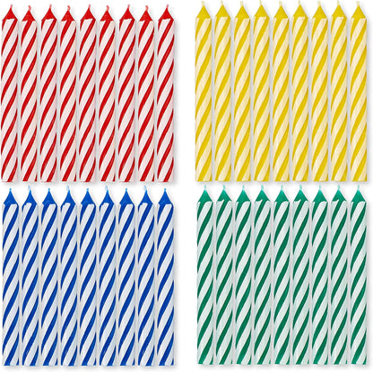 American Greetings Birthday Candles, Small White Spiral (48-Count)