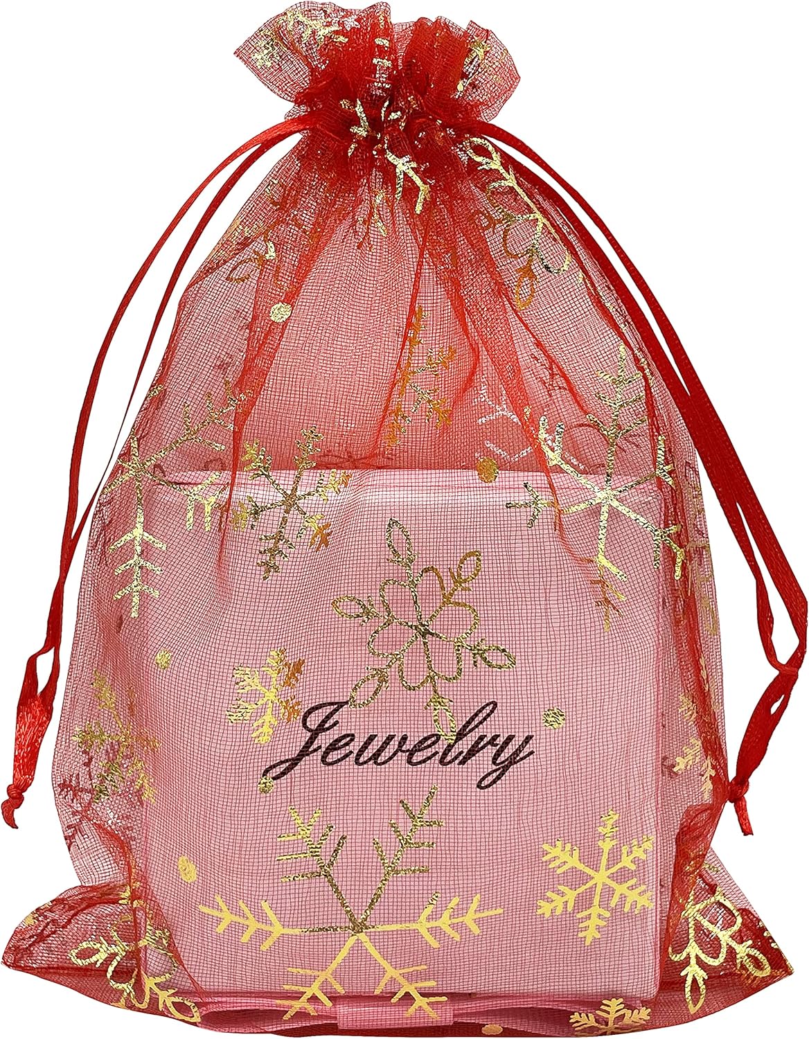 Jexila 120PCS Sheer Organza Bags 5X7 inches Mesh Drawstring Gift Bags Small for Jewelry Wedding Party Baby Shower Favor Bags (Rainbow )