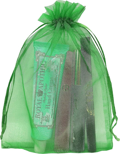 Jexila 120PCS Sheer Organza Bags 5X7 inches Mesh Drawstring Gift Bags Small for Jewelry Wedding Party Baby Shower Favor Bags (Rainbow )