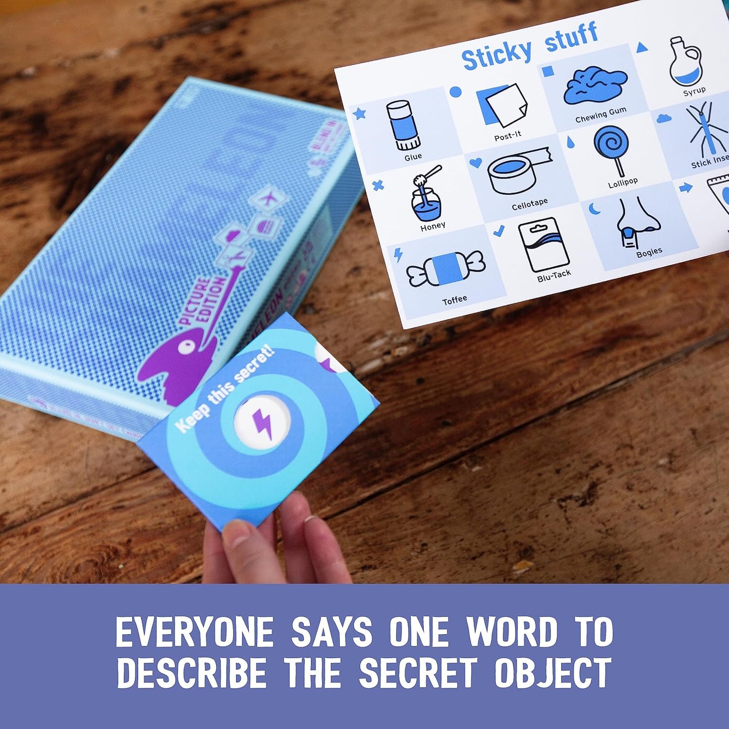 The Chameleon: Award-Winning Bluffing Board Game for Family, Adults & Friends | Includes 80 Extra Secret Words | Who is The Imposter?