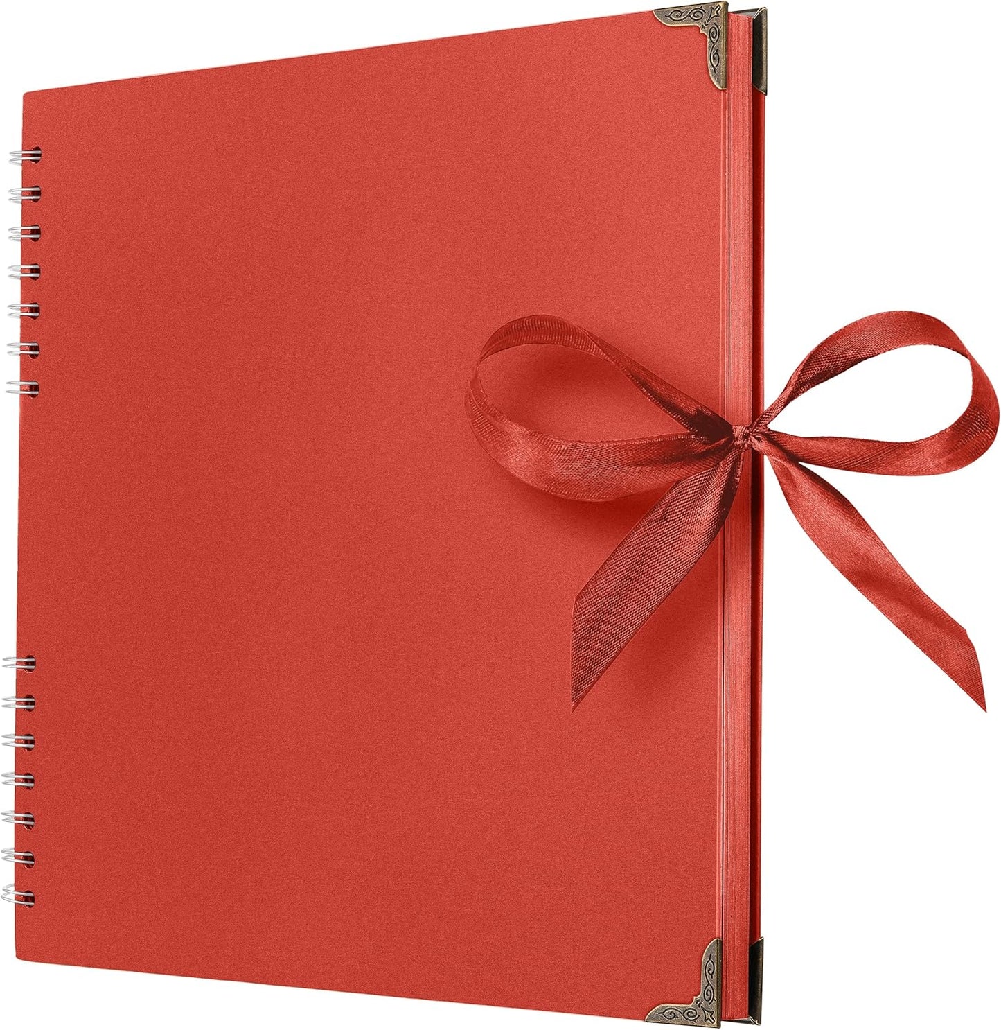 Bstorify Scrapbook Album 60 Pages (8 x 8 Inch) Brown Thick 200gsm Kraft Paper, Photo Album Scrapbook, Memory Book - Ideal for Your Scrapbooking Albums Art & Craft Projects