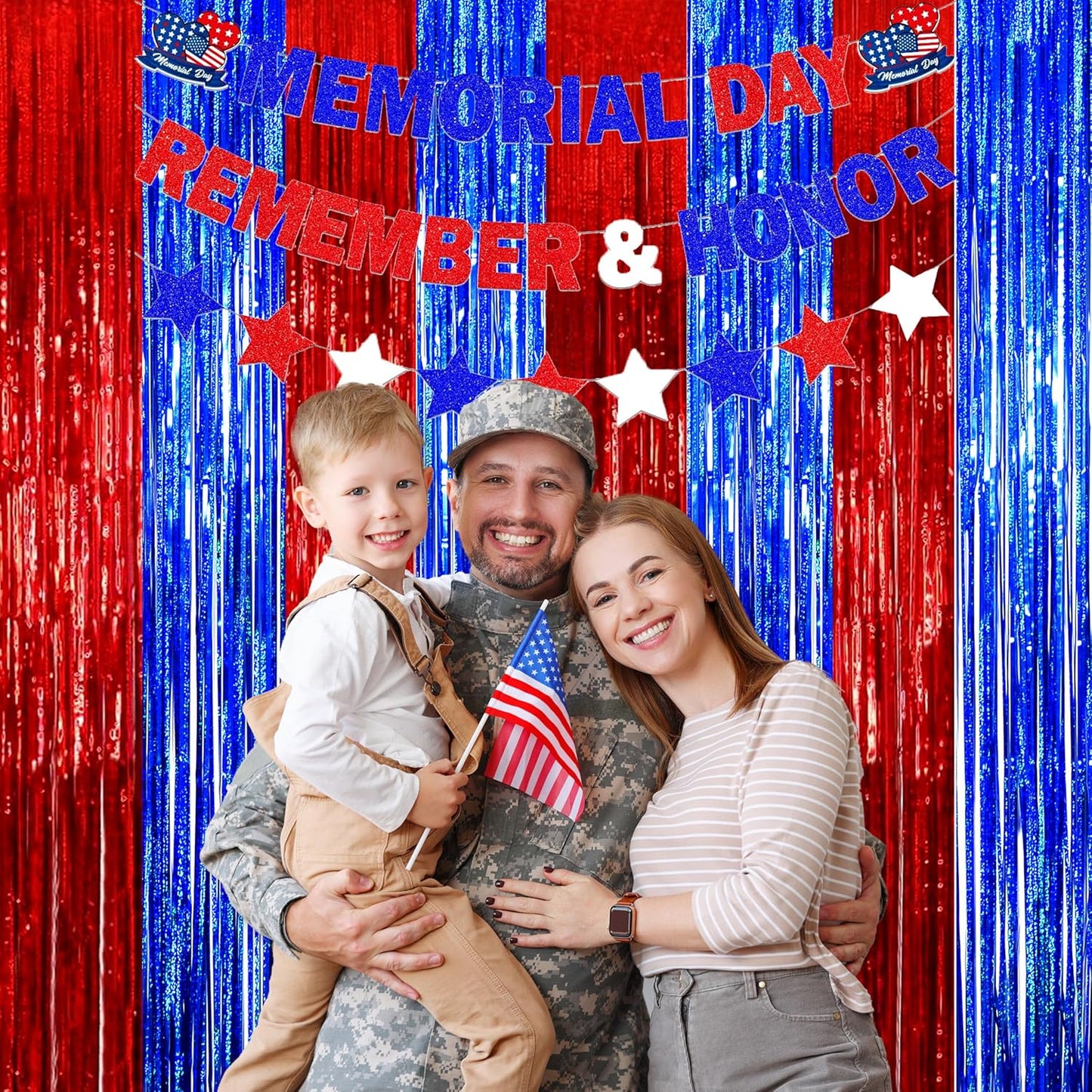Melsan 2 Pack 3.2 ft x 8.2 ft Tinsel Foil Fringe Curtains Backdrop, Sparkle Metallic Foil Curtains for Party Photo Booth Props Decoration, Pinkish Purple